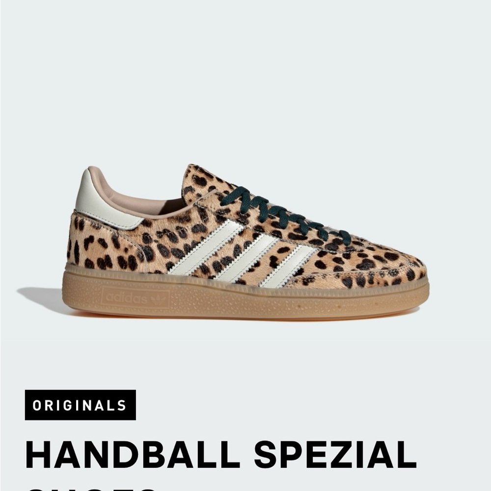 Adidas Leopard Print Handball Spezial Sneakers